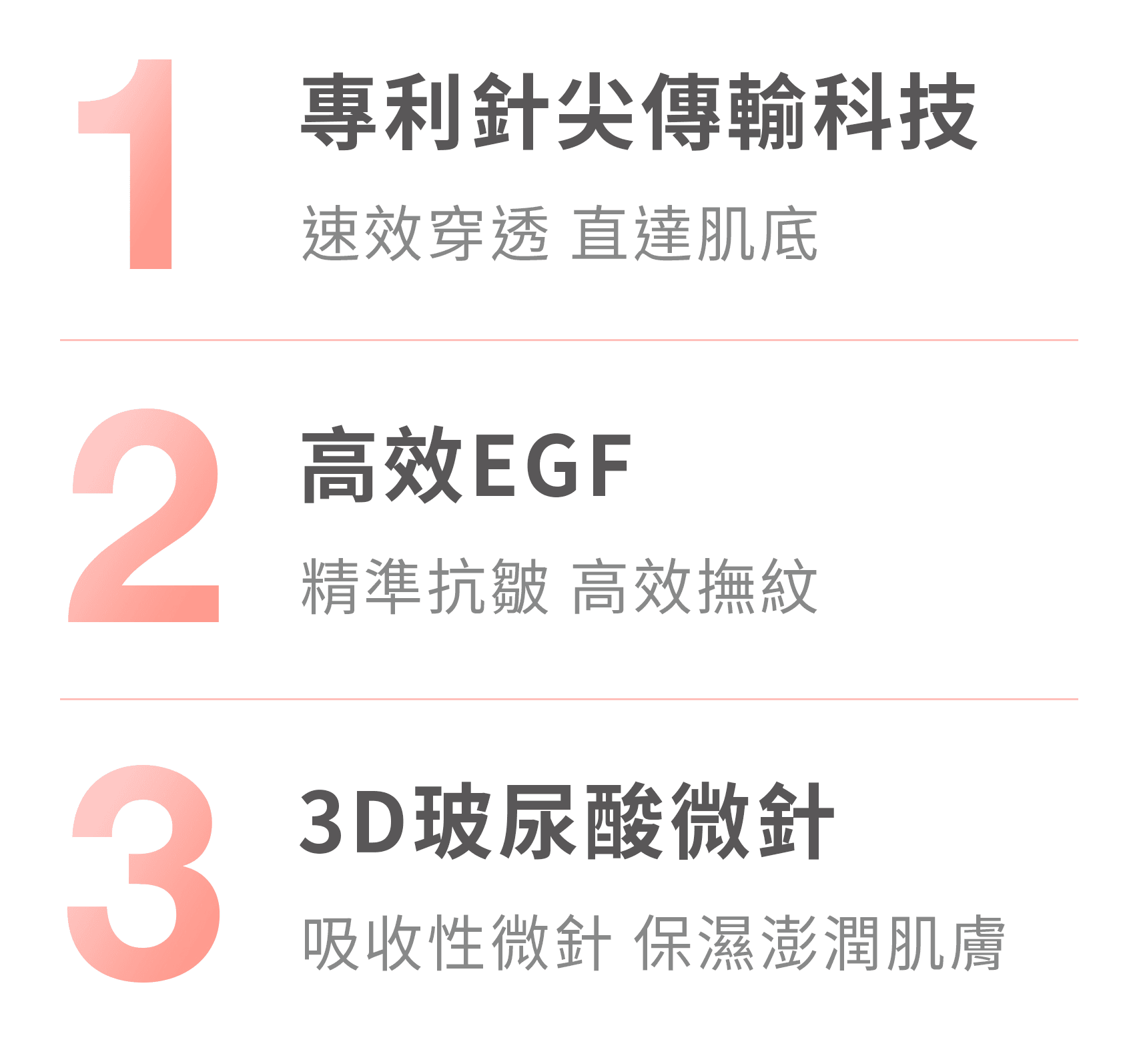 EGF玻尿酸微針 功效 中