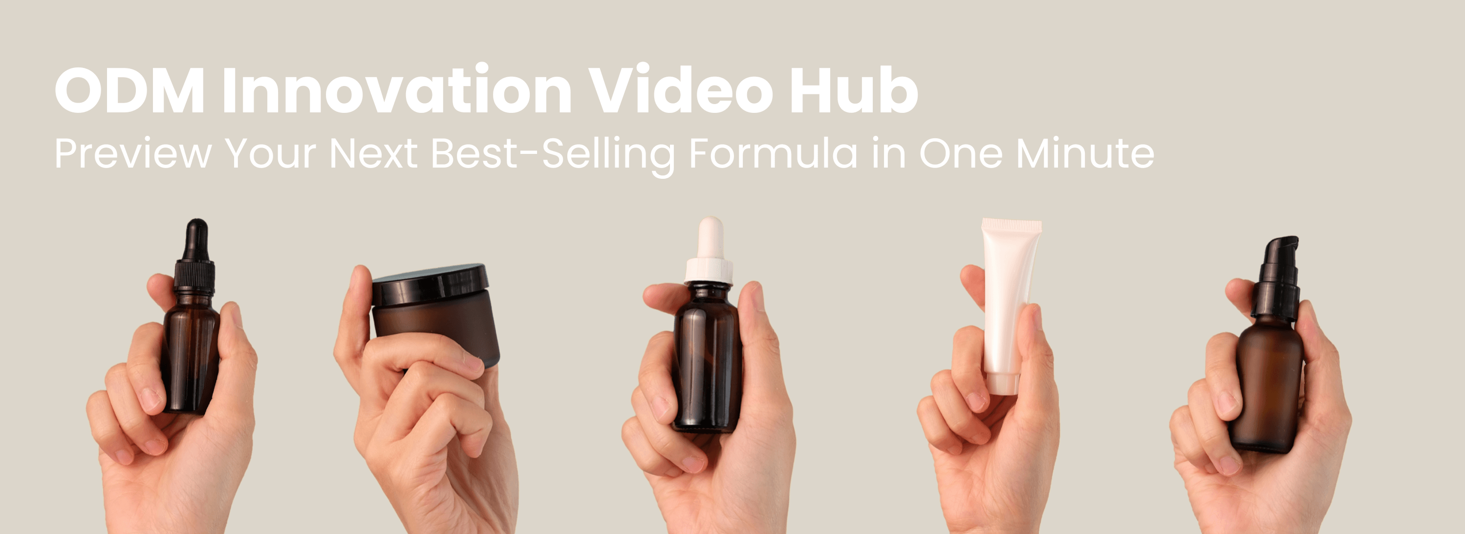 odm video en odm skincare manufacturer